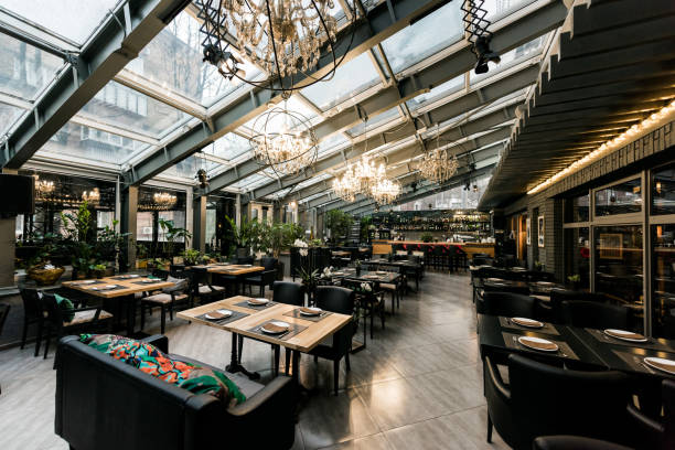 Modern restaurant interior